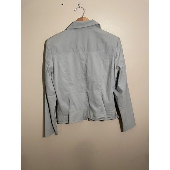 Hugo Buscati Collection Jacket Women’s 12 Full Zip Stretch Fitted Lined Gray - Picture 3 of 6
